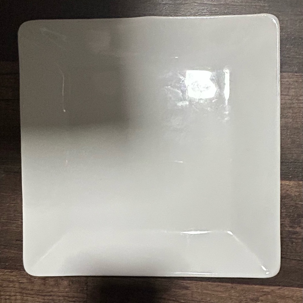 I Patrizi made in Italy White Square Ceramic Decorative Tray